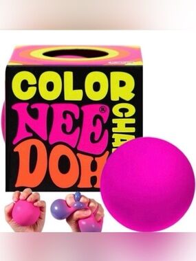 Schylling Color Changing NeeDoh Sensory Fidget Toy – Pink | NEW 🩷💜